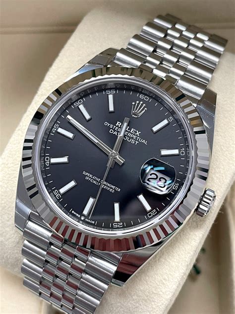 gentleman's stainless steel rolex datejust|Rolex Datejust 41mm.